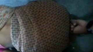 Maid gets groped in the background