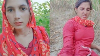 Pathani girl engages in sexual activity outdoors in a field according to multiple videos