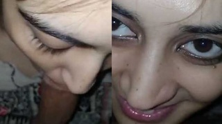 A Pakistani girl shares a passionate oral sex encounter with her partner