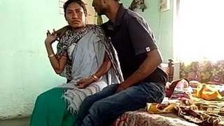 Aunty's son's friend has sex with her