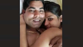 Adorable couple shares intimate moments in recorded videos