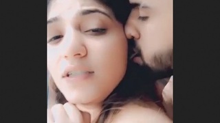 Arousing video features a Desi couple engaging in passionate standing sex