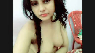 Passionate Indian girlfriend shares intimate moments in video for lover