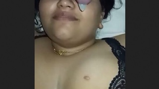 A voluptuous Indian wife performs oral sex and receives vigorous penetration