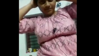 Indian woman seductively tempts her aroused partner in steamy recording