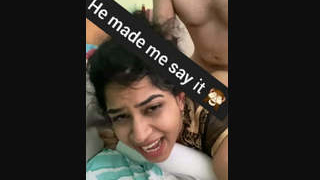 Indian beauty rides and receives facial cumshot in exclusive video