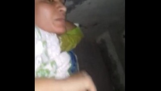 A sexy Indian wife endures intense discomfort during rough intercourse