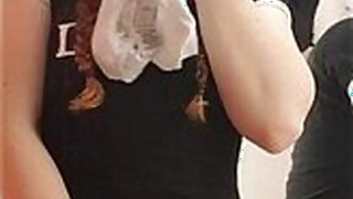 MollyCoddle's consolidated teenager gets a good one, drive off on the changing case