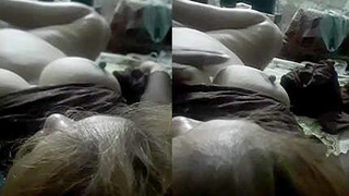 Pakistani wife exposes her breasts during intimate encounter