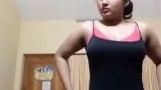 A stunning girl shares her first intimate moment with her boyfriend in a selfie