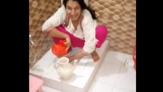 Indian aunt engages in urine play during sex
