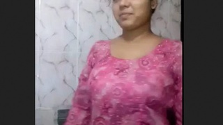 Intimate encounter in the bathroom caught on camera