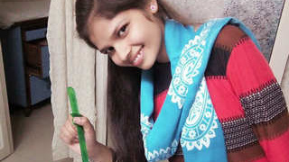 Aunt Desi's revealing selfie featuring her large breasts