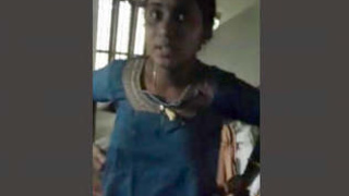 Attractive wife dressed in clothes