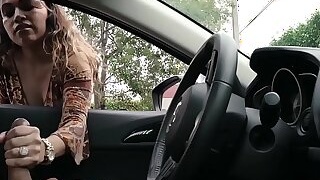 NICHE PARADE - Latina Giving Me Handjob Through My Car Window