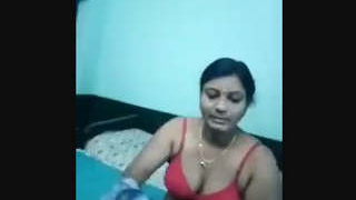 Indian aunt and uncle add a new chapter to their erotic story in HD video