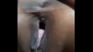 A wife's friend with a large penis allows her to pleasure herself