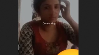 Sensual display by married wife