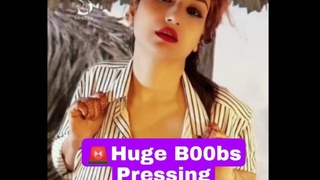 Sonya's first experience with big boobs as an Insta model