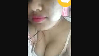 Pakistani wife proudly displays her large breasts