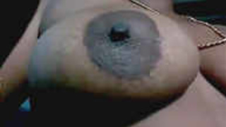 Indian Tamil aunt's sensual breast-to-breast contact