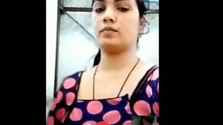 Indian wife's sensual facial expressions