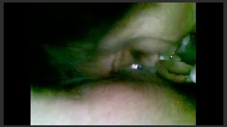 An Indian newlywed wife gets drilled by her debut lover