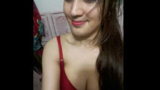 Pakistani beauty showcases her large breasts in part 2 of sizzling video