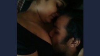 Pakistani lover shares her large breasts with her boyfriend