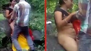 Hardcore rustic outdoor sex with a teenage girl