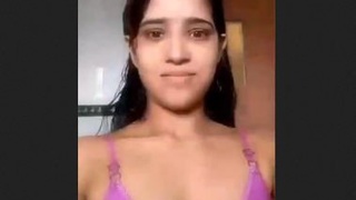 Indian sister's seductive performance in the restroom