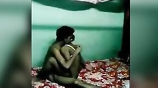 Desi sex video of a cute teenager enjoying home sex