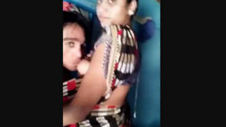 Bhabhi's sister-in-law seduces her brother-in-law with a sensual milk shower