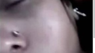 Hot blowjob scene of a married wife with her roommate