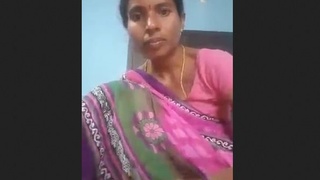 Telugu bhabhi flaunts her breasts and vagina in seductive manner