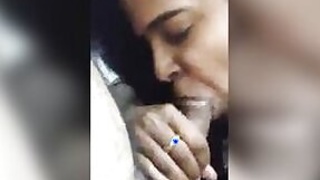 Older Desi sucks her penis with unfathomable weight, absorbing the action