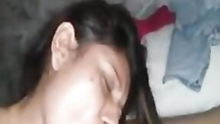 Older lady gives blowjob to her office colleague