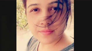 Bathing video featuring a young woman