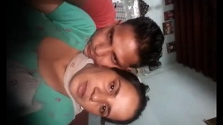 Romantic couple from India records their intimate moments