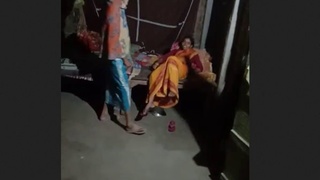 A young Indian woman enjoys intense sexual relations with a mature man