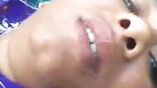 Indian village wife drilled outdoors by her husband's friend