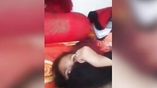 Desi Baba cleans Desi's cunt MMS video