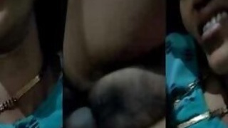 Pervert husband shoots XXX video of him drilling Desi's pussy