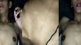 Desi Indian girl enjoys XXX sex with ex-boyfriend who does it for MMS video