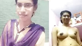 Tall girl strips naked and puts on a show