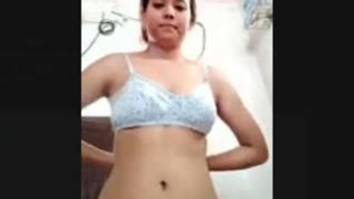 Indian girl from Guwahati, Assam displays her assets for her boyfriend