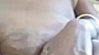 Telugu Aunt Shows Her Lover's Pussy on Whatsapp Video