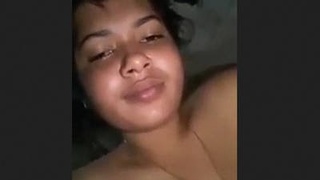 Indian wife with an enticing face and seductive charm
