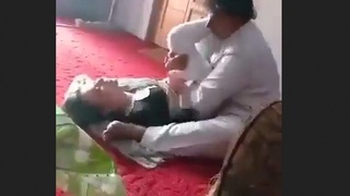 Desi dance performance in a sensual setting