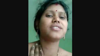 Desi wife gives handjob and rides on top of her lover